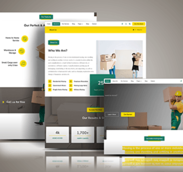 Packers Movers Website Design Company